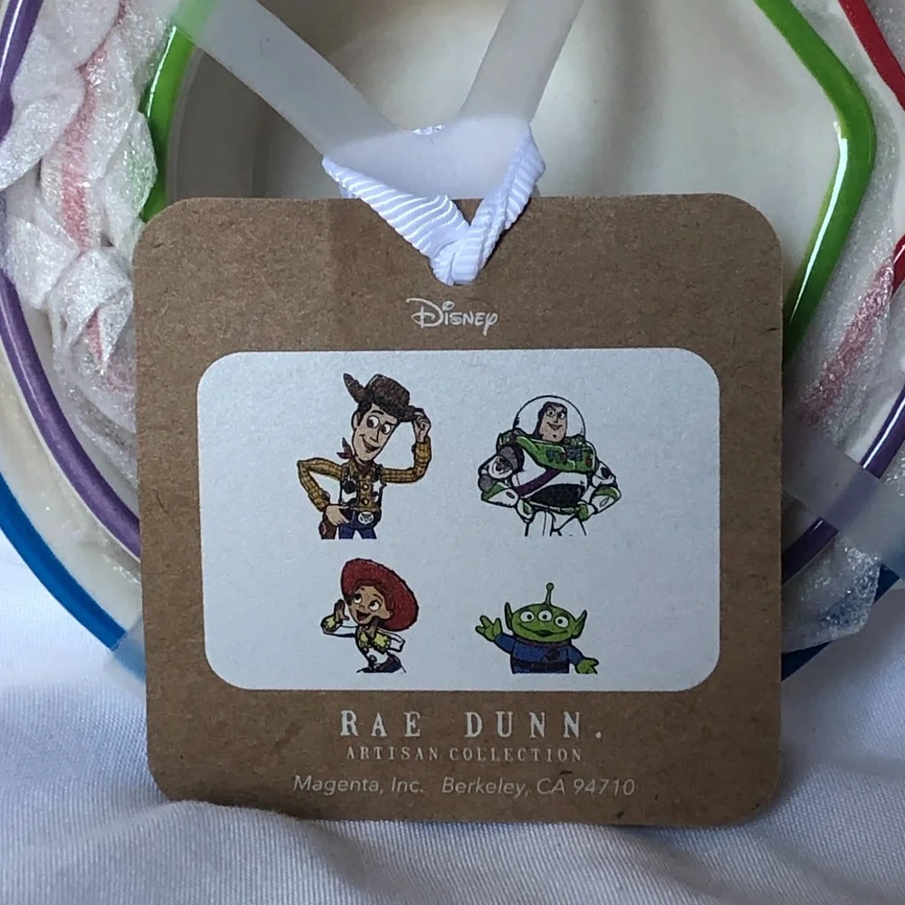 NWT Rae Dunn Disney Toy Story Set of 4 Measuring Cups Woody Buzz Lightyear Alien
